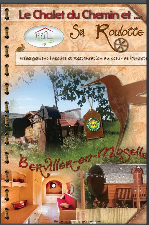 Le Chalet Du Chemin Et Sa Roulotte Berviller-en-Moselle Dış mekan fotoğraf